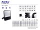 FL AGOR LED reflektor (200W/24000lm) fekete, természetes fehér