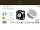 Floor LED-6 vízálló IP67 süllyeszthető LED lámpa (kerek, 1.5W, 60x26mm) természetes fehér - 12V