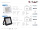 CCT+RGB LED reflektor 20W/1400lm, Bluetooth Smart Control, állítható színes és fehér fények - fehér ház