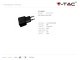 Utazó USB töltő, hálózati adapter (5V DC - 2A) fekete - telefontöltő
