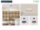 Design LED csillár (50W) - természetes fehér, triac dimmelhető, fehér