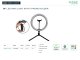 Szelfi ring light LED körlámpa, asztali állvánnyal (10W) állítható színhőmérséklet