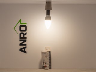 E14 LED lámpa (5.5W/200°) Gyertya - természetes fehér (CRI95 - RealColor) Kifutó