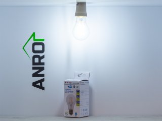 E27 LED izzó Retro filament (4W/300°) Körte - hideg fehér