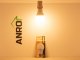 E27 LED lámpa (12W/270°) Körte - meleg fehér