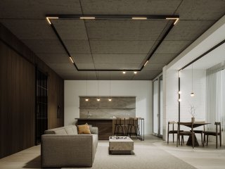 Genesis mágneses sínes LED spot lámpa, 14.6 cm, fekete - 20W (24°) természetes fehér, 48 Volt