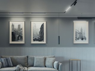 Genesis mágneses sínes LED spot lámpa, 12.5 cm, fekete - 12W (24°) természetes fehér, 48 Volt