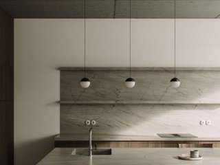Genesis mágneses sínes LED lámpa, gömb alakú függeszték, 11.4 cm, fekete - 10W (36°) természetes fehér, 48 Volt