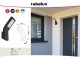 Saldus kültéri fali LED lámpa (9W/600 lm) IP44, matt fekete