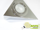 -Szett: Zepo bútorspot + G4 (2W/3200K) LED lámpa - Króm