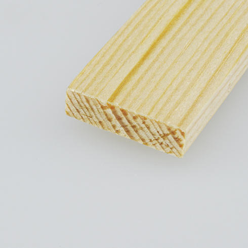 Gyalult fa négyszögléc - fa barkácsléc, skandináv fenyőből (5x20mm)