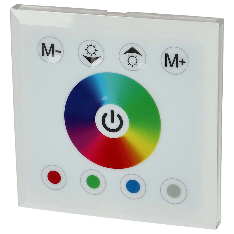 Fali RGB LED vezérlő (RGB+W) - 192W - fehér