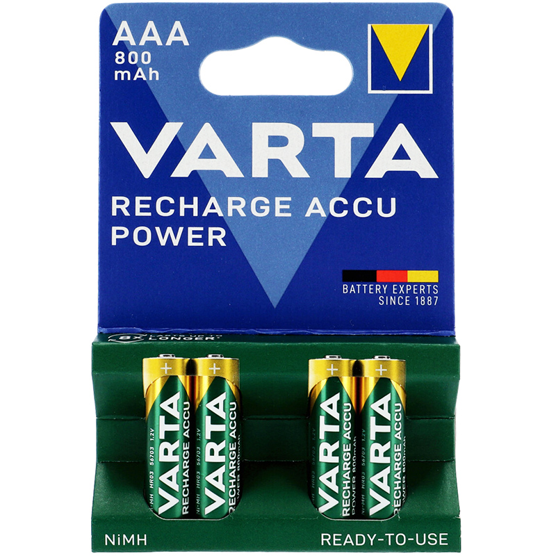 Tölthető elem, akku, AAA ceruza (R2U) - 800 mAh (4 db)