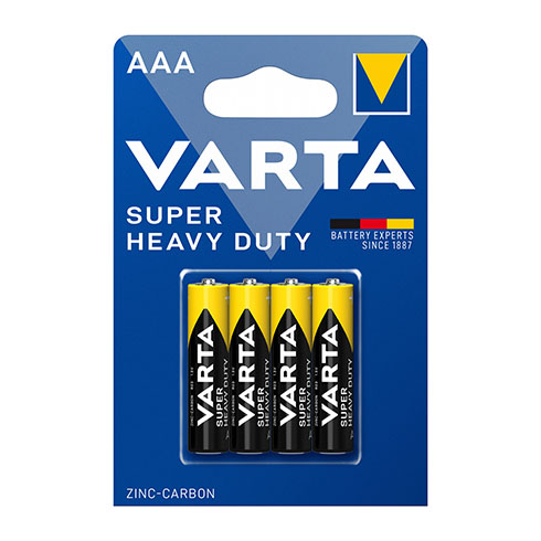 Super Heavy Duty féltartós AAA ceruza elem - (4 db)