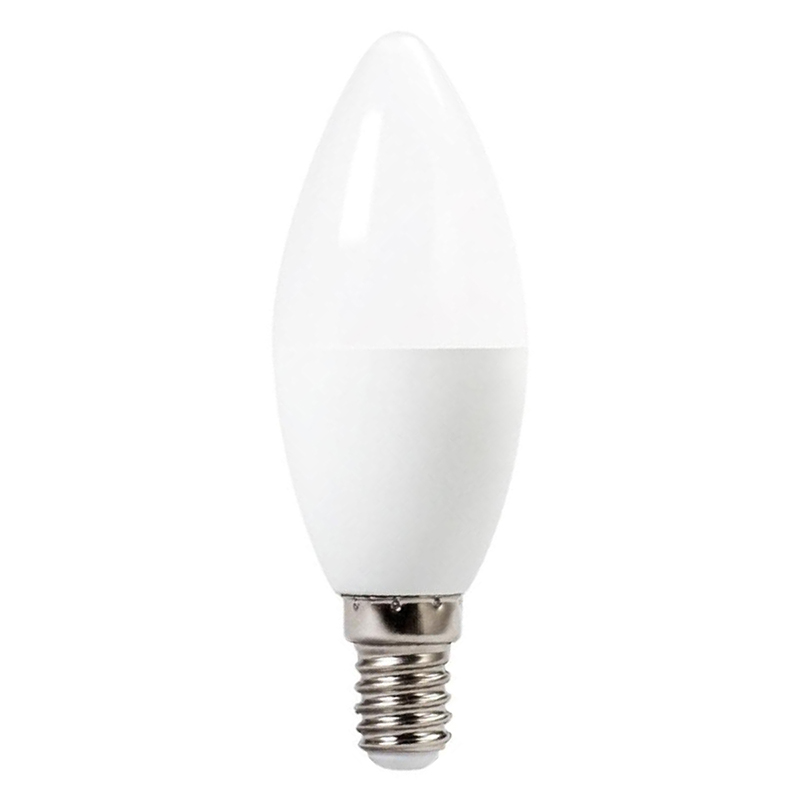 E14 LED lámpa (8W/230°) gyertya - természetes fehér