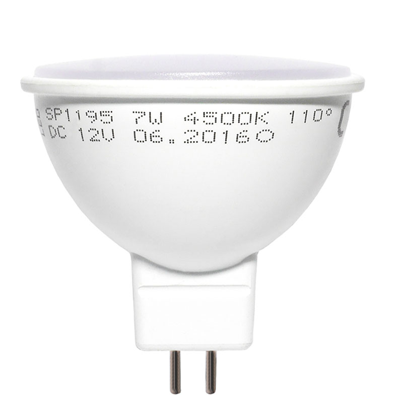 LED lámpa MR16-GU5.3 (7W/110°) Szpotlámpa - természetes fehér