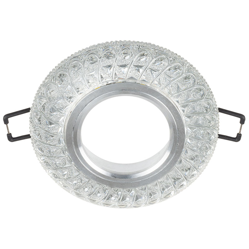 SideLight Crystal-2 üveg spot lámpatest, kör, természetes fehér LED oldalvilágítás