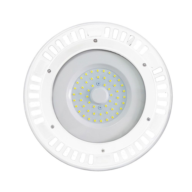 UFO LED csarnoklámpa, 120°, IP44 (50W, 4000lm, 3000K) meleg fehér