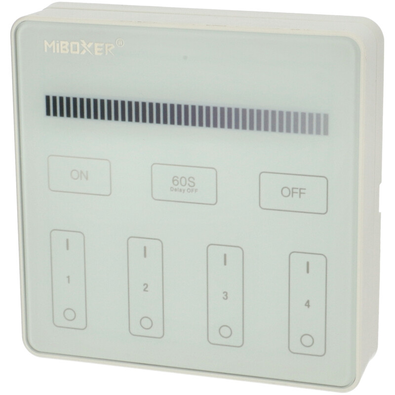 B1, Group Control Dimmer Fali LED szalag fényerő szabályzó panel, elemes