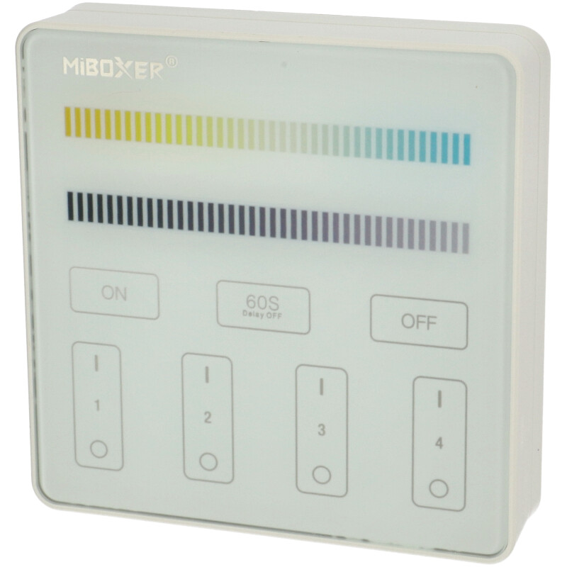 B2, Group Control CCT Fali LED színhőmérséklet szabályzó panel, elemes