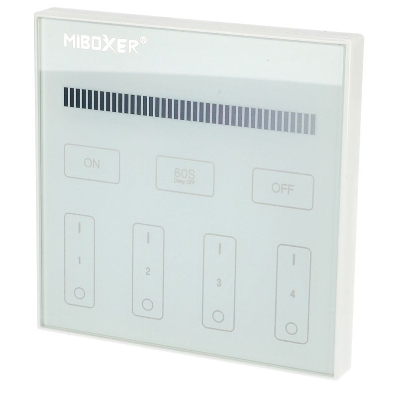T1, Group Control Dimmer Fali LED szalag fényerő szabályzó panel, 230V