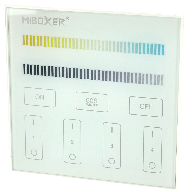 MiLight T2, Group Control CCT Fali LED színhőmérséklet szabályzó panel, 230V