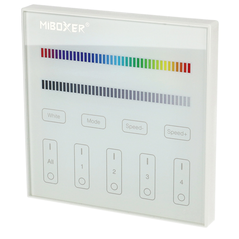 MiLight T3, Group Control RGBW Fali RGB+fehér LED szalag távirányító panel,230V