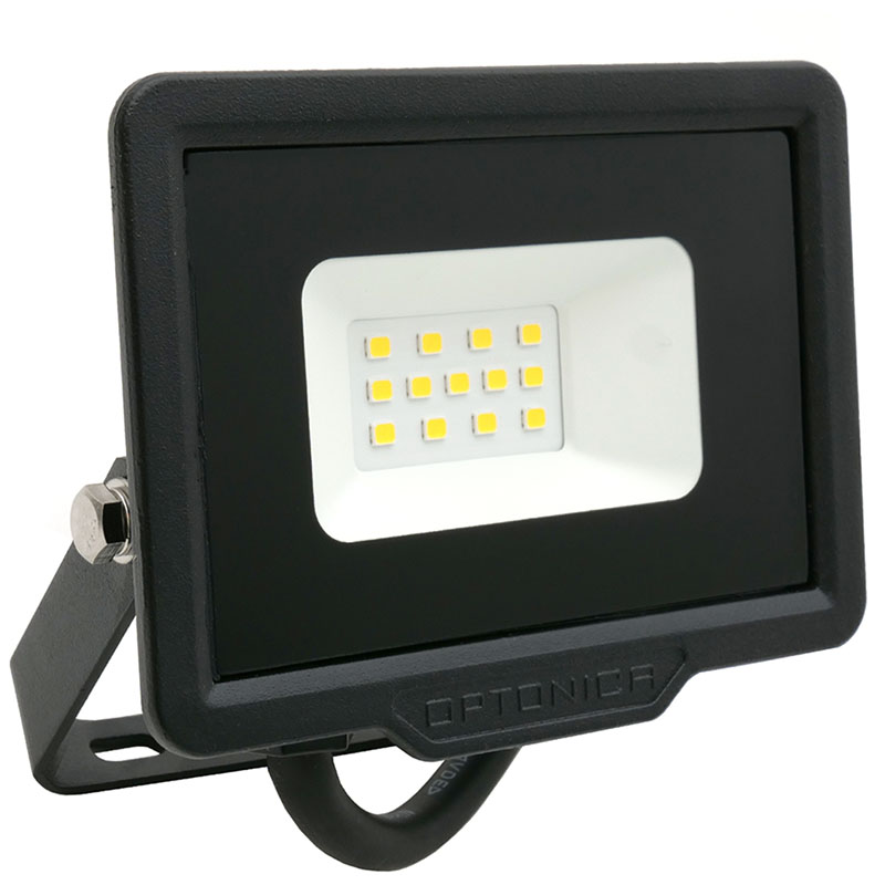 SMD2 LED reflektor fekete (10W/120°) - Természetes fehér