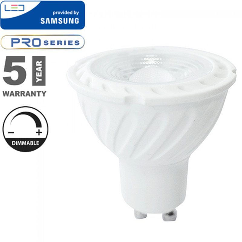 LED lámpa GU10 (6W/38°) meleg fehér, dimmelhető, PRO Samsung