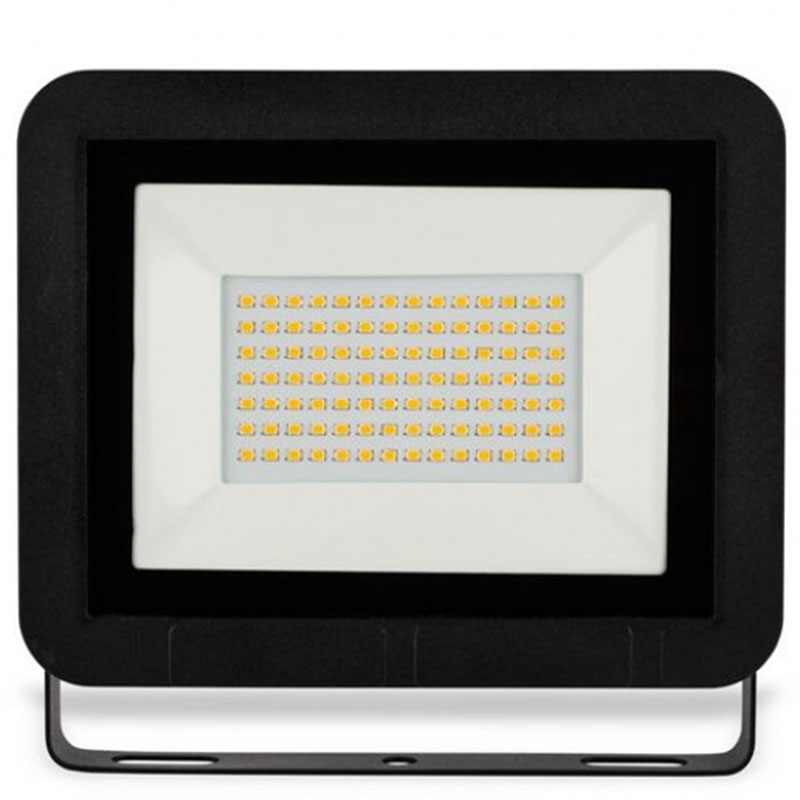 FloodLight LED reflektor (50W/120°) fekete - hideg fehér