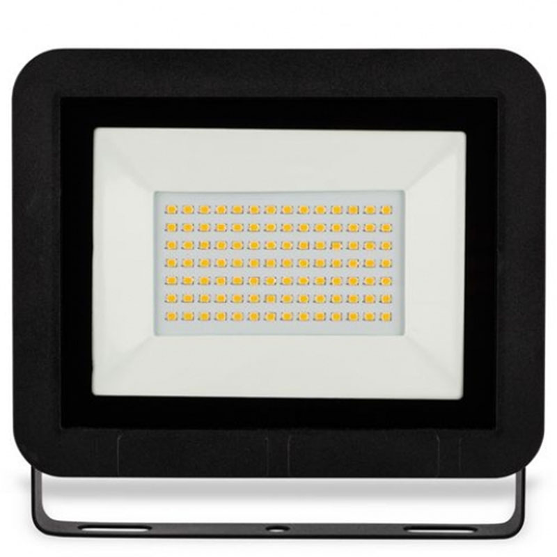FloodLight LED reflektor (50W/120°) fekete - természetes fehér