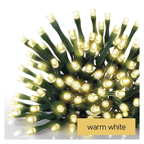 Kültéri LED fényfüzér (180 LED/18 méter) 200 cm magas fához, időzítővel, melegfehér
