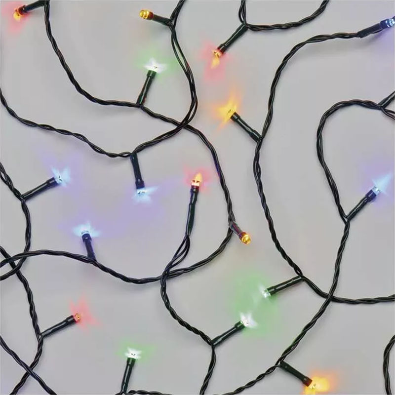 Classic LED kültéri fényfüzér (12m/120 LED) multicolor, időzítős