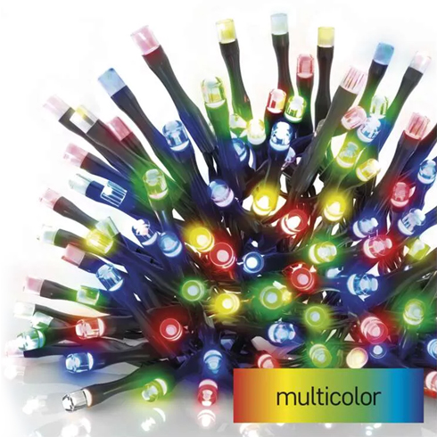 Classic LED kültéri fényfüzér (12m/120 LED) multicolor, 8 funkciós