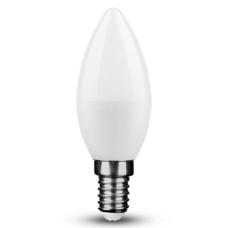 E14 LED lámpa (6W/270°) Gyertya - természetes fehér