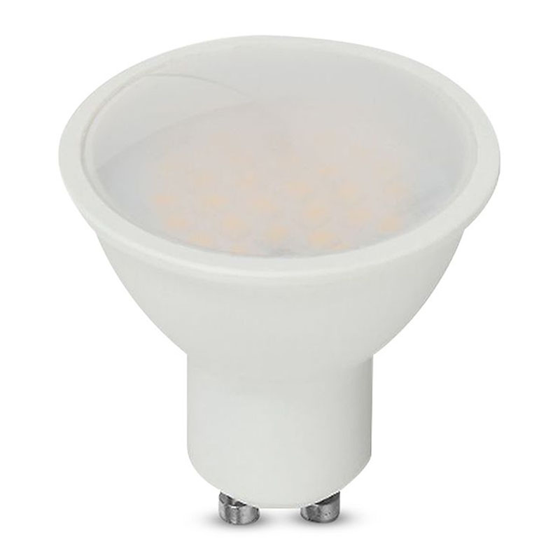 LED lámpa GU10 (10W/100°) hideg fehér, (100lm/W)
