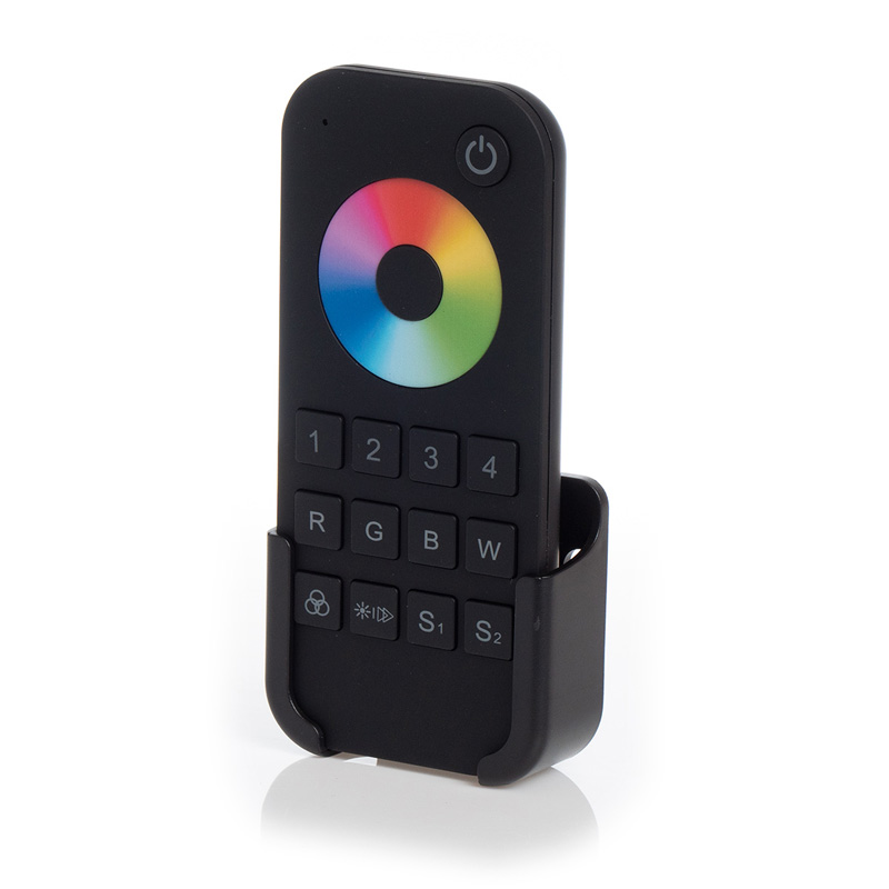 SkyDance RT9, Touch RGB+W távirányító, érintős, fekete, 4 zónás