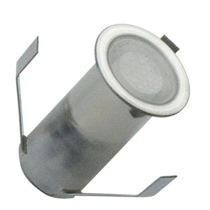 Floor LED-1 vízálló IP67 süllyeszthető LED lámpa (kör, 0.4W, 18x26mm) természetes fehér - 12V