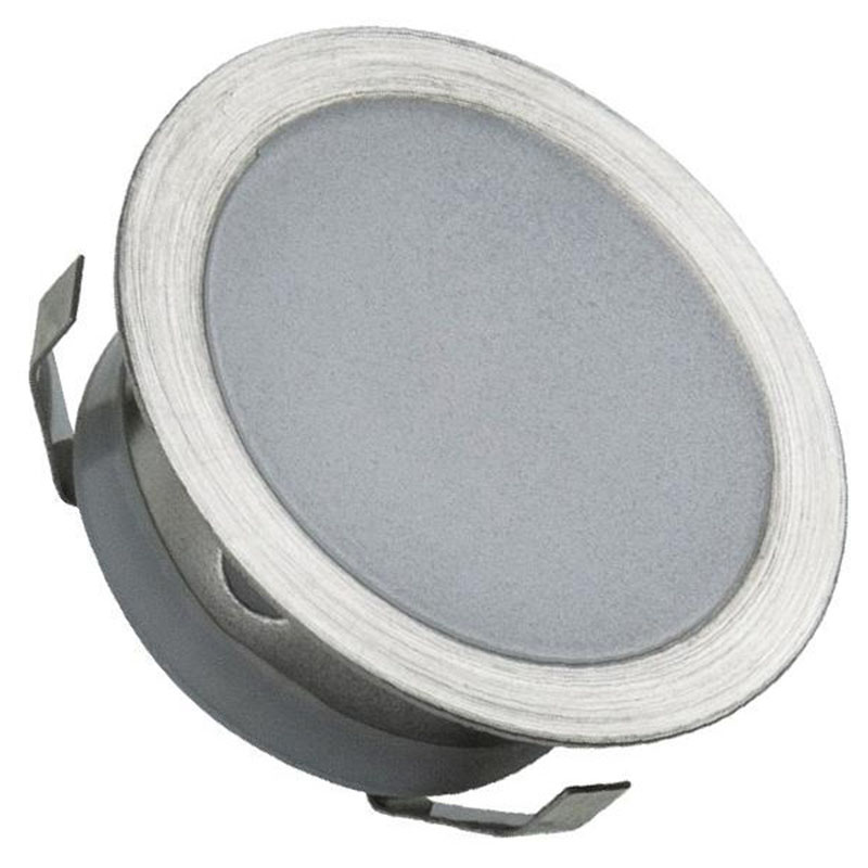 Floor LED-2 vízálló IP67 süllyeszthető LED lámpa (kör, 0.6W, 30x13.5mm) természetes fehér - 12V