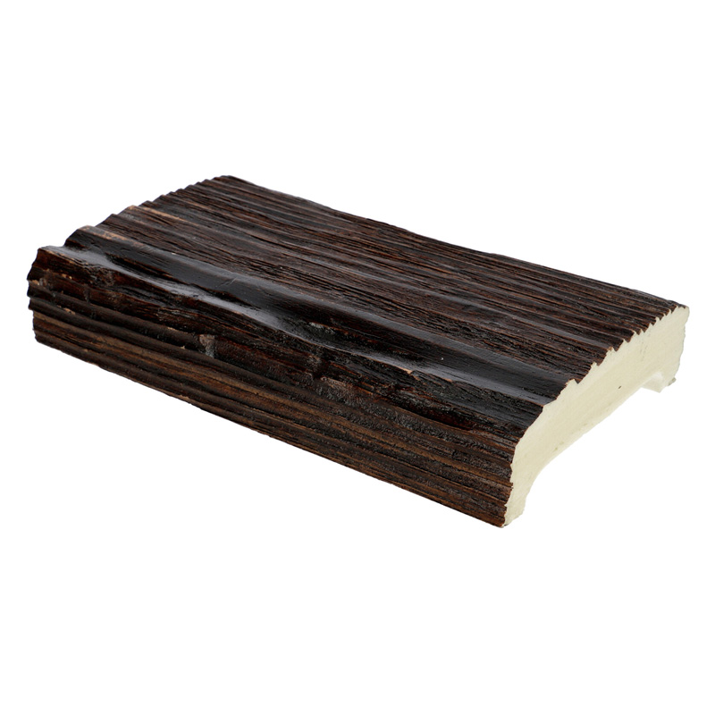 Termékminta: DecoWood Mahagóni-120 Rusztikus poliuretán deszka panel (ET 306) 20 cm
