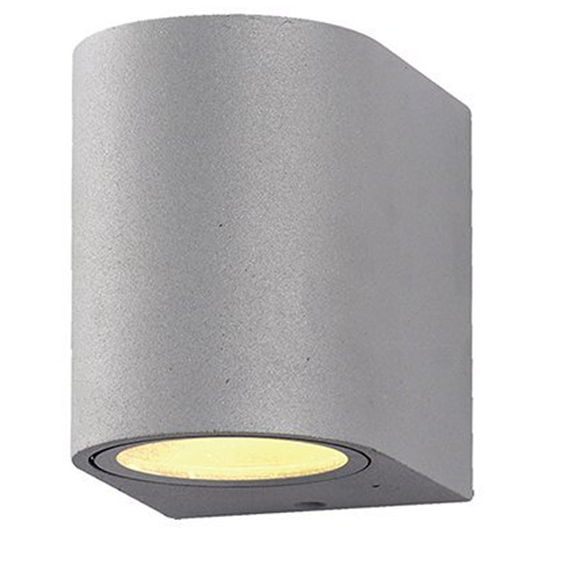 Wamp Simple-1 kültéri oldalfali lámpa IP44 (GU10) szürke