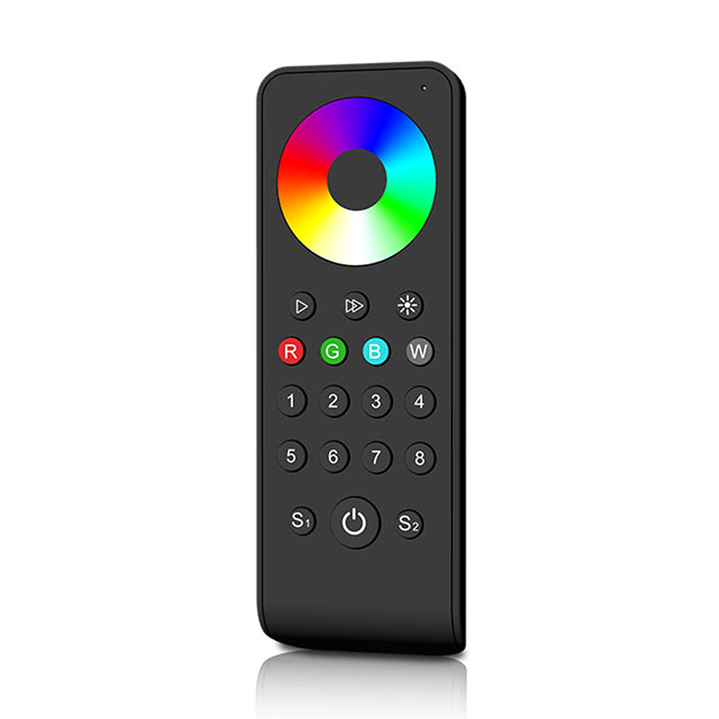 SkyDance RS-8, Touch RGB+W távirányító, érintős, fekete, 8 zónás