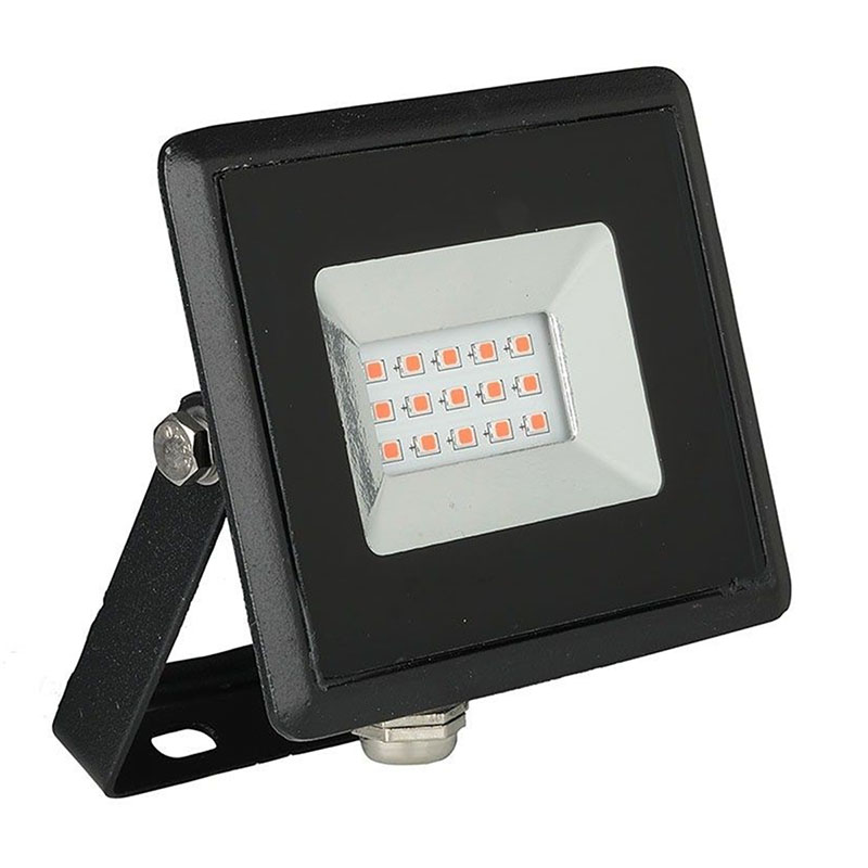 Party LED reflektor piros fényű (10W/850lm) színes világításhoz, kertbe, kültérre