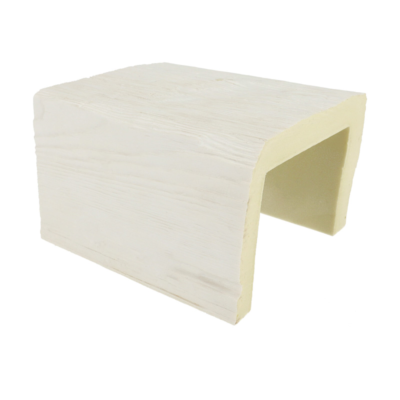 Termékminta: DecoWood Fehér-190 Modern poliuretán gerenda, festhető (ED 105) 20 cm