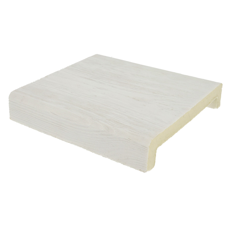 Termékminta: DecoWood Fehér-190 Modern poliuretán deszka panel, festhető (ET 405) 20 cm