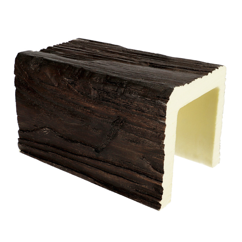 Termékminta: DecoWood Mahagóni-120 Rusztikus poliuretán gerenda (EQ 006) 20 cm