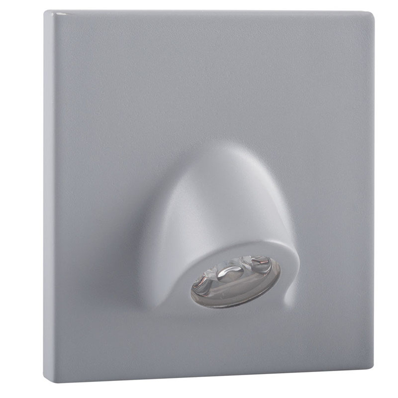 Oldalfali dekor LED lámpa Mefis, természetes fehér (12V/0.7W) szürke