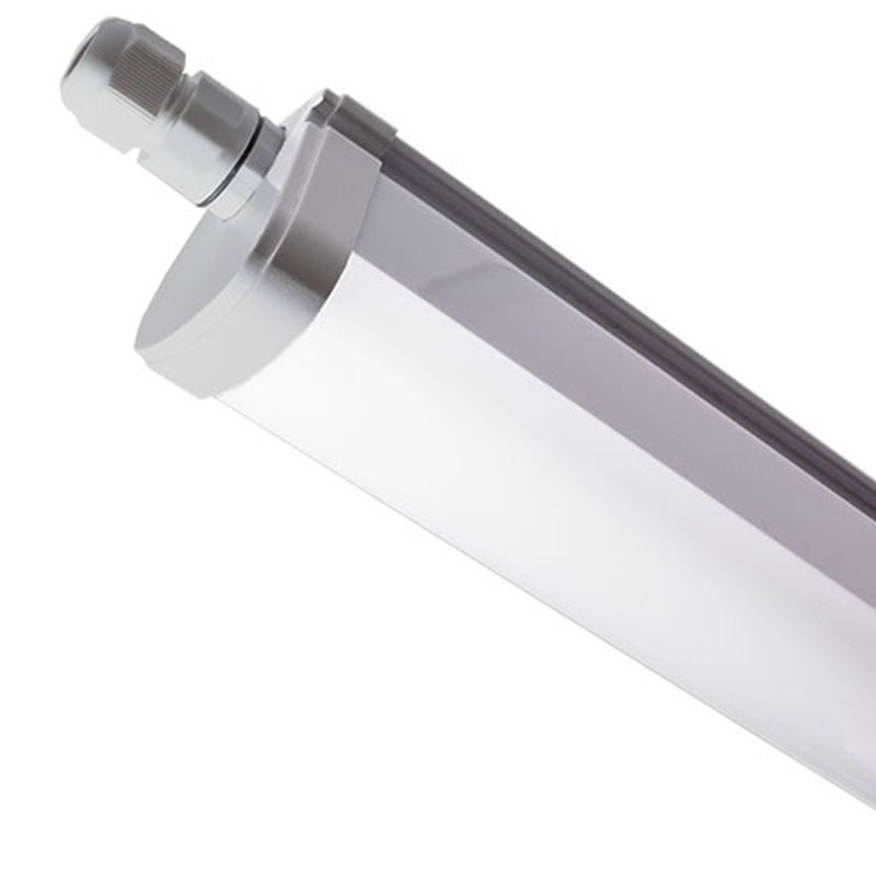 Mennyezeti por és páramentes LED lámpatest (40W), vészvilágító funkcióval 120 cm, természetes fehér, 4000K, LNL324/3E