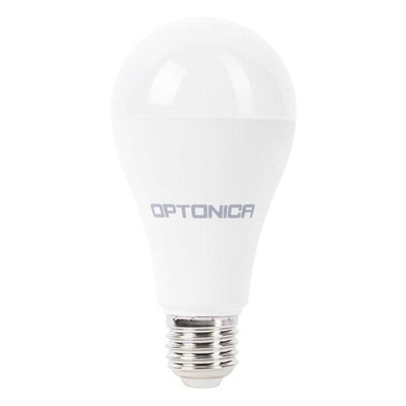 E27 LED lámpa (17W/270°) Körte - hideg fehér