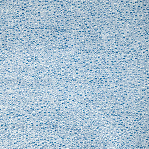 Üvegfólia, ablakfólia - Vízcsepp, kék (45 cm szélesség, öntapadós)